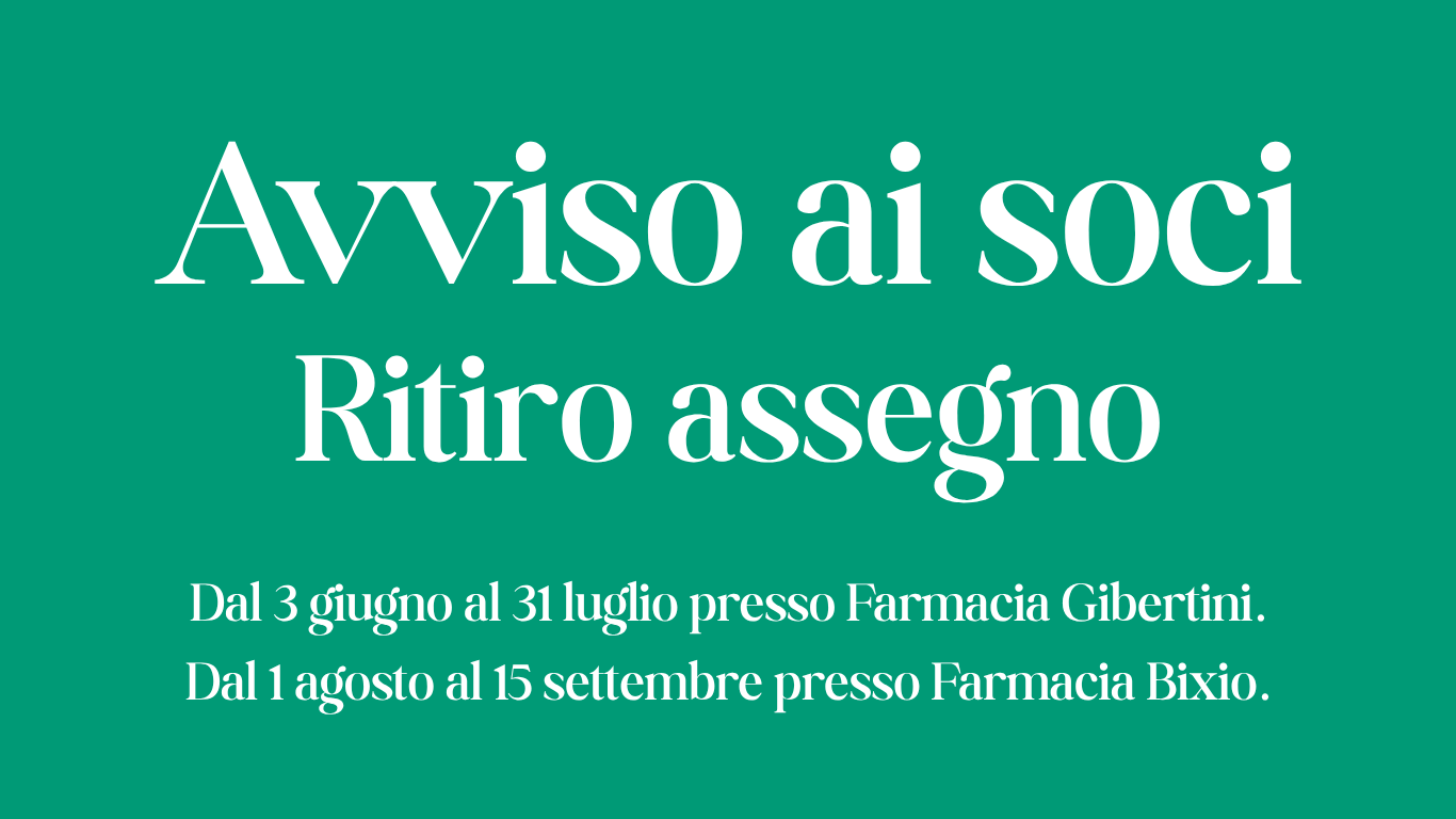 Avviso ai soci